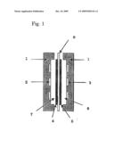 ELECTROLYTE MEMBRANE-ELECTRODE MEMBRANE ASSEMBLY FOR SOLID POLYMER TYPE FUEL CELL AND PRODUCTION METHOD THEREOF, AND FUEL CELL EQUIPPED THEREWITH diagram and image