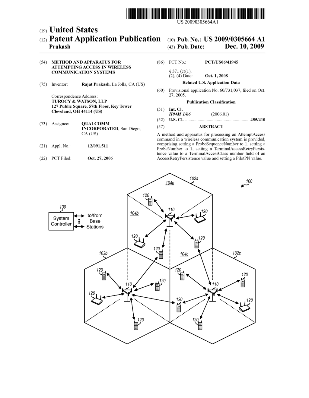  METHOD AND APPARATUS FOR ATTEMPTING ACCESS IN WIRELESS COMMUNICATION SYSTEMS - diagram, schematic, and image 01