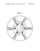 SECURING MECHANISM, PARTICULARLY FOR BLOOD SEPARATION CENTRIFUGES AND THE LIKE diagram and image