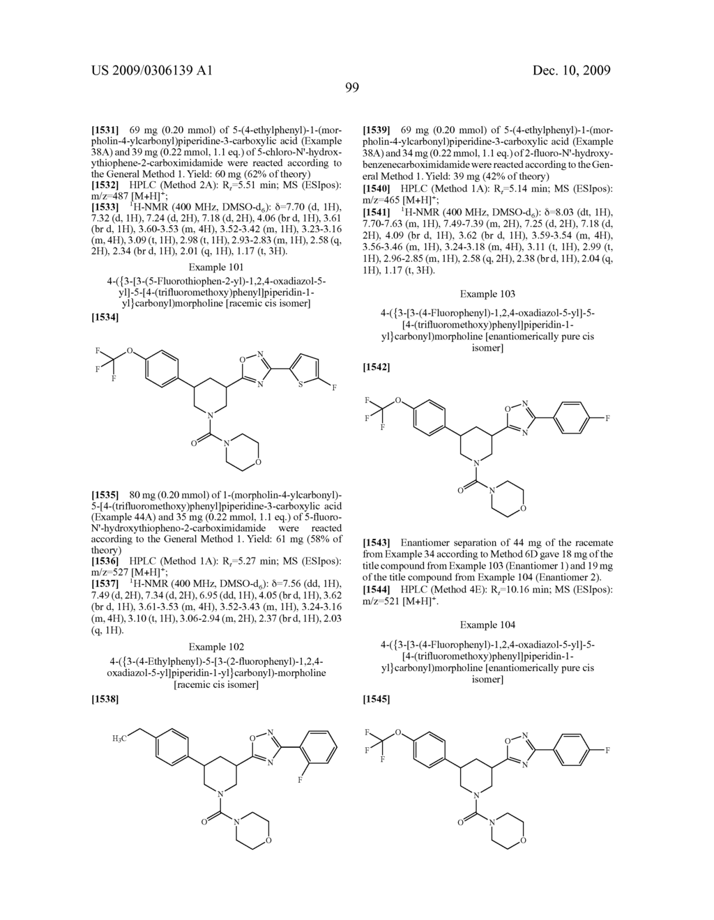 HETEROARYL-SUBSTITUTED PIPERIDINES - diagram, schematic, and image 100