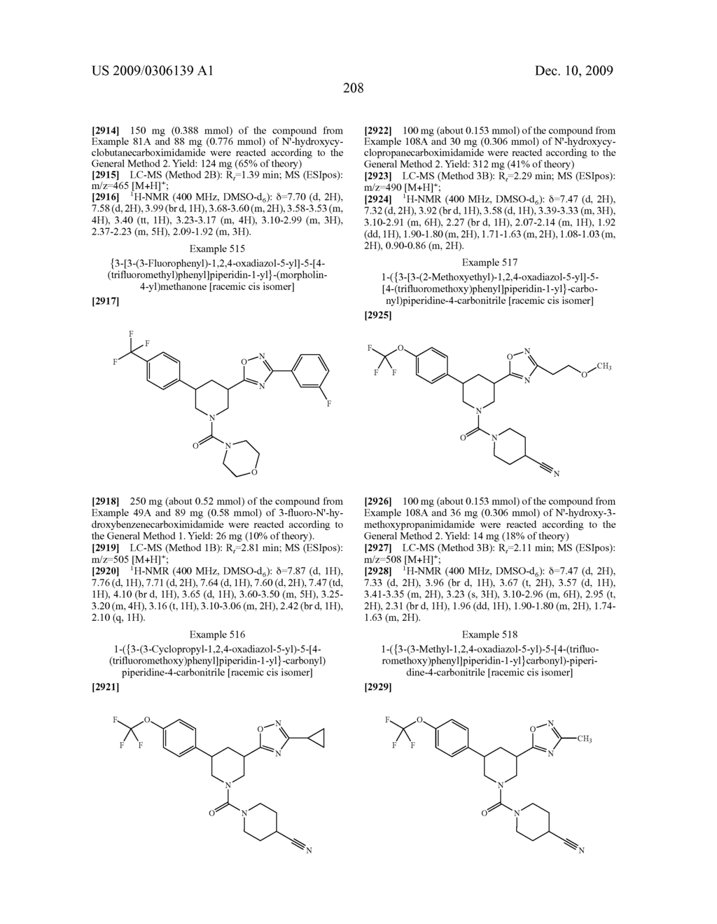 HETEROARYL-SUBSTITUTED PIPERIDINES - diagram, schematic, and image 209