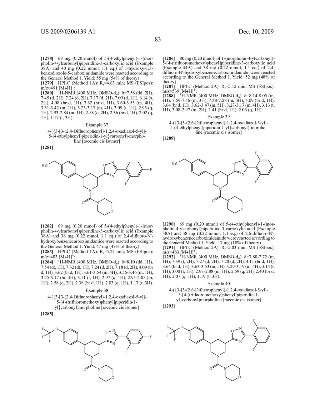 HETEROARYL-SUBSTITUTED PIPERIDINES - diagram, schematic, and image 84