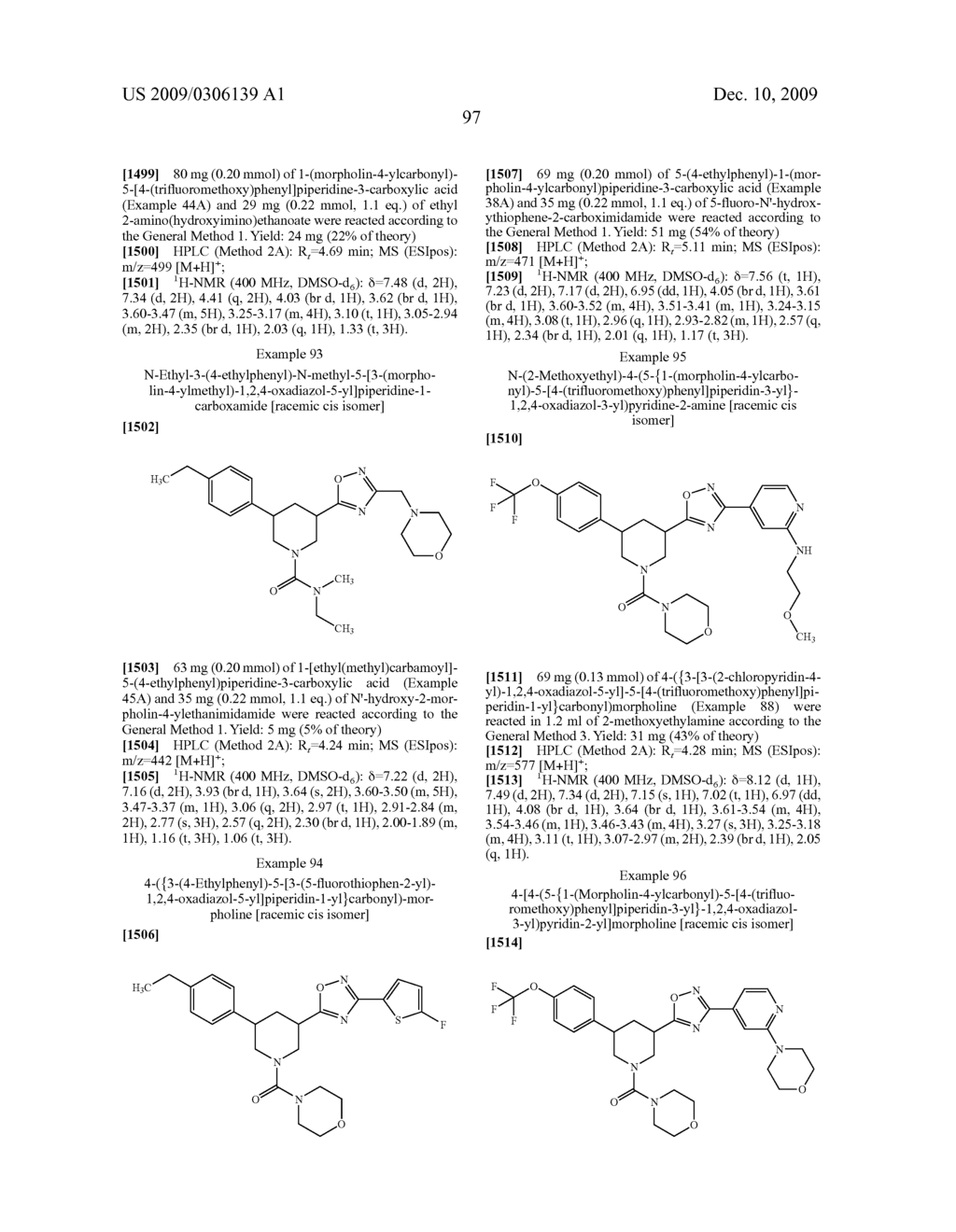 HETEROARYL-SUBSTITUTED PIPERIDINES - diagram, schematic, and image 98