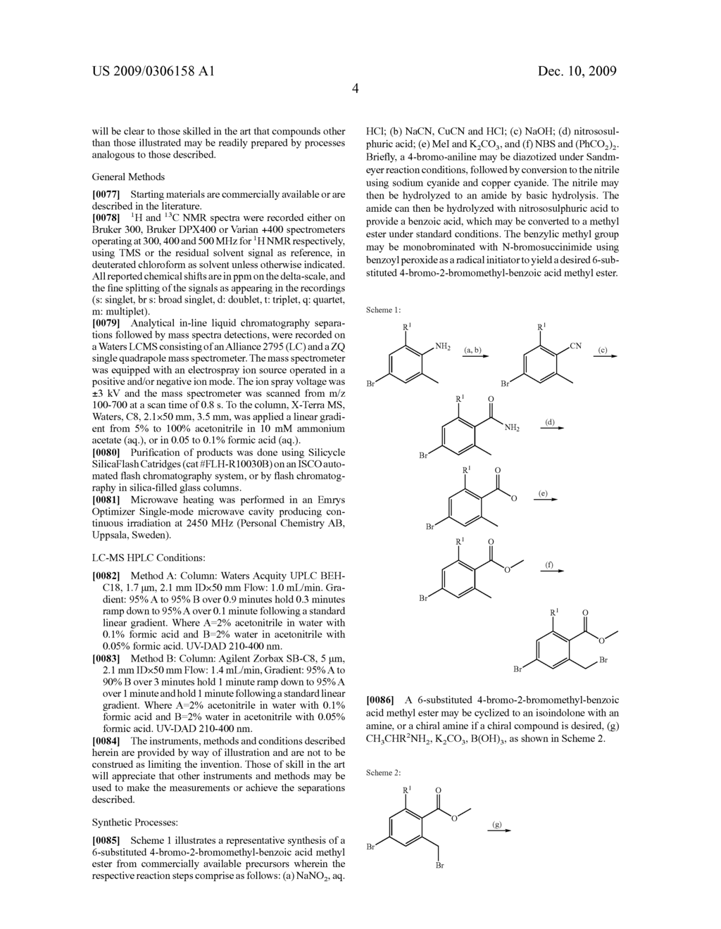 Metabotropic Glutamate Receptor Isoxazole Ligands and Their Use as Potentiators 286 - diagram, schematic, and image 05