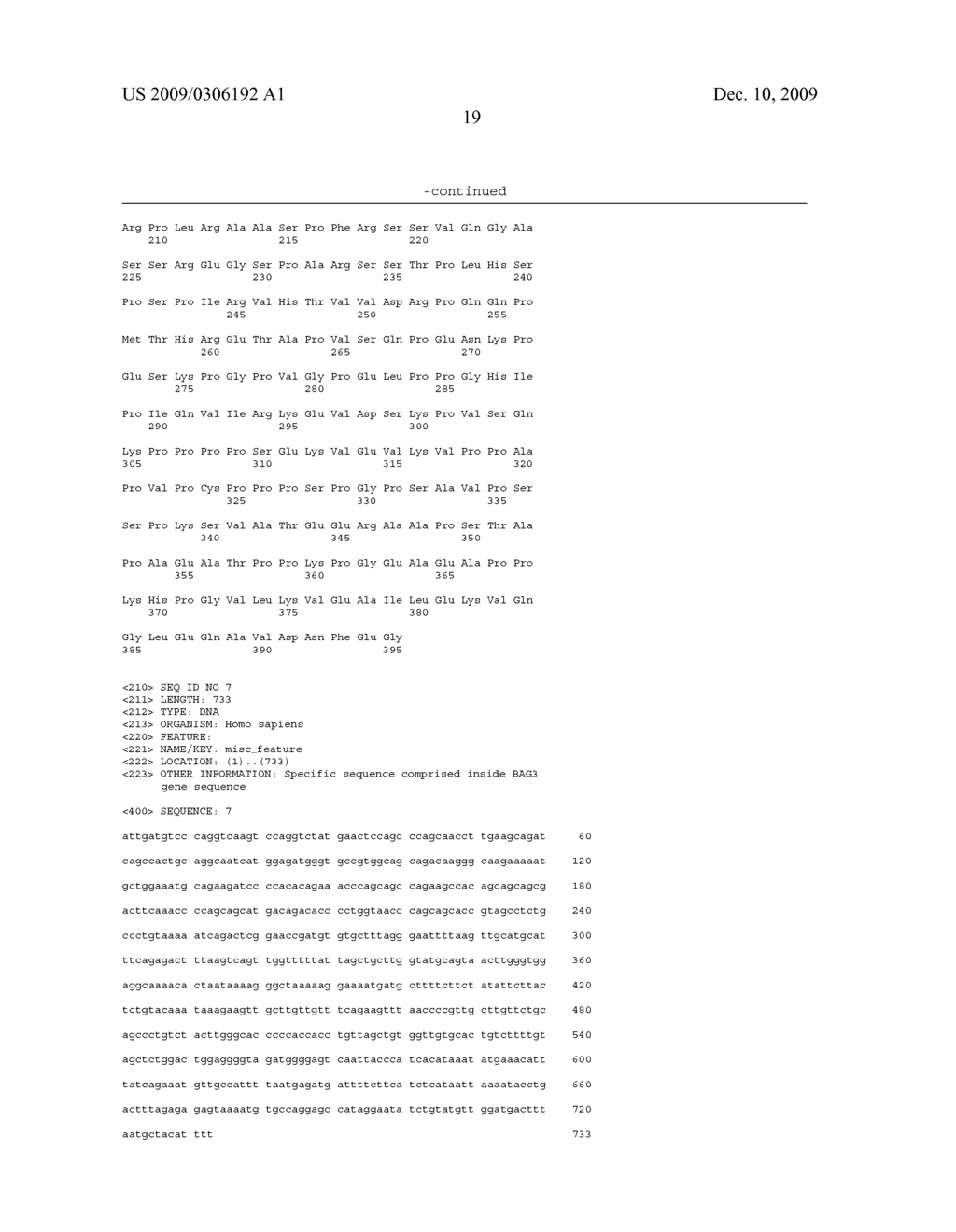 BAG3 nucleotide and protein sequences to be used in research, diagnostics and therapy for cell death-involving diseases, and for modulation of cell survival and/or death - diagram, schematic, and image 33