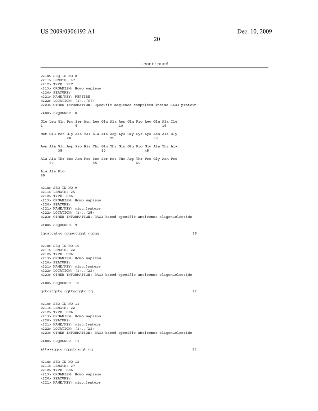 BAG3 nucleotide and protein sequences to be used in research, diagnostics and therapy for cell death-involving diseases, and for modulation of cell survival and/or death - diagram, schematic, and image 34