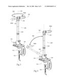 Portable therapeutic support handle diagram and image