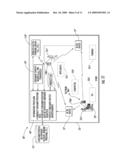 INFORMATION PROCESSING SYSTEM FOR CONSUMERS AT A STORE USING PERSONAL MOBILE WIRELESS DEVICES AND RELATED METHODS diagram and image