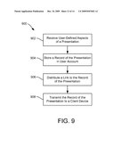 SYSTEMS AND METHODS FOR CREATING AND SHARING A PRESENTATION diagram and image