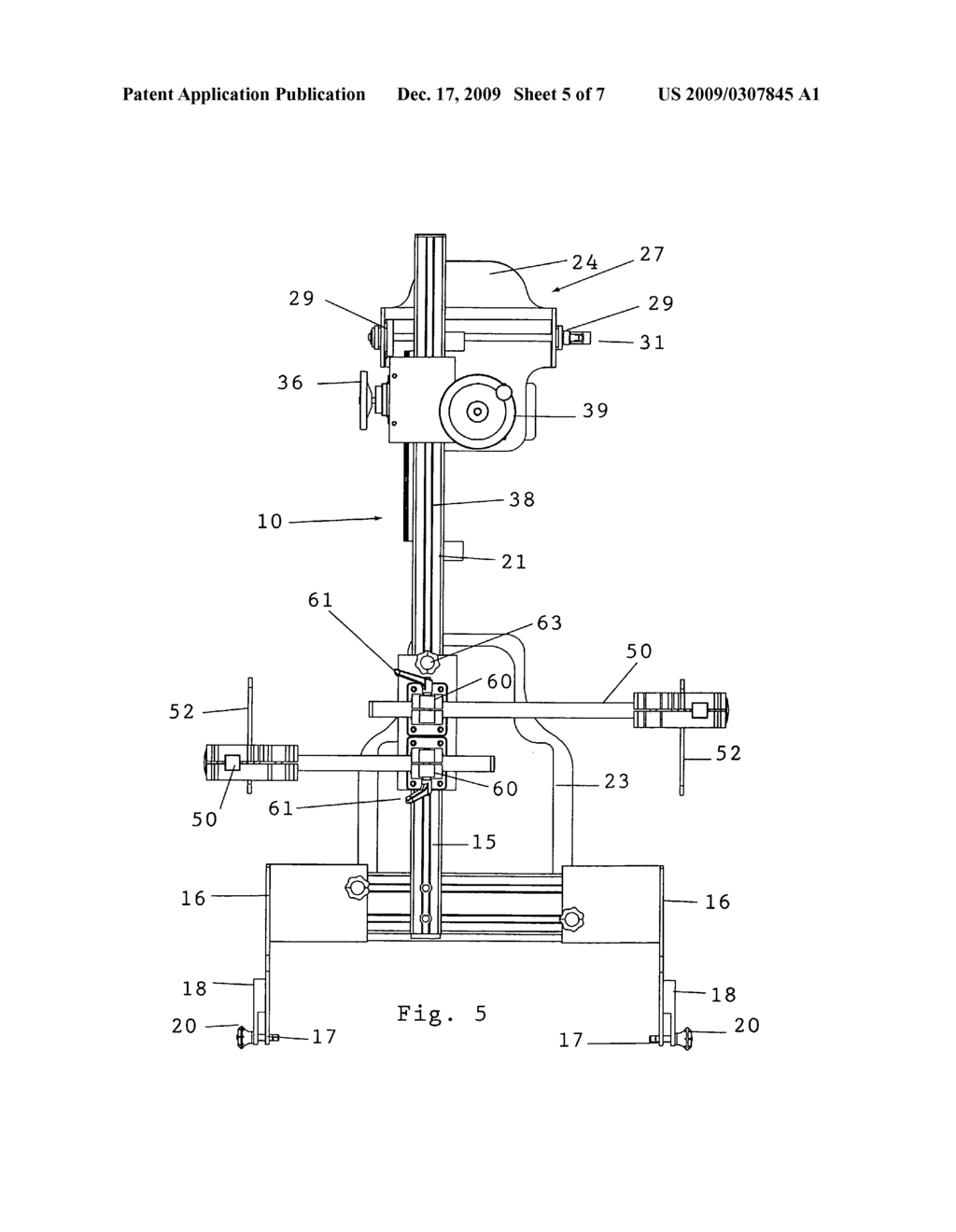 Shoulder surgery attachment for a surgical table - diagram, schematic, and image 06