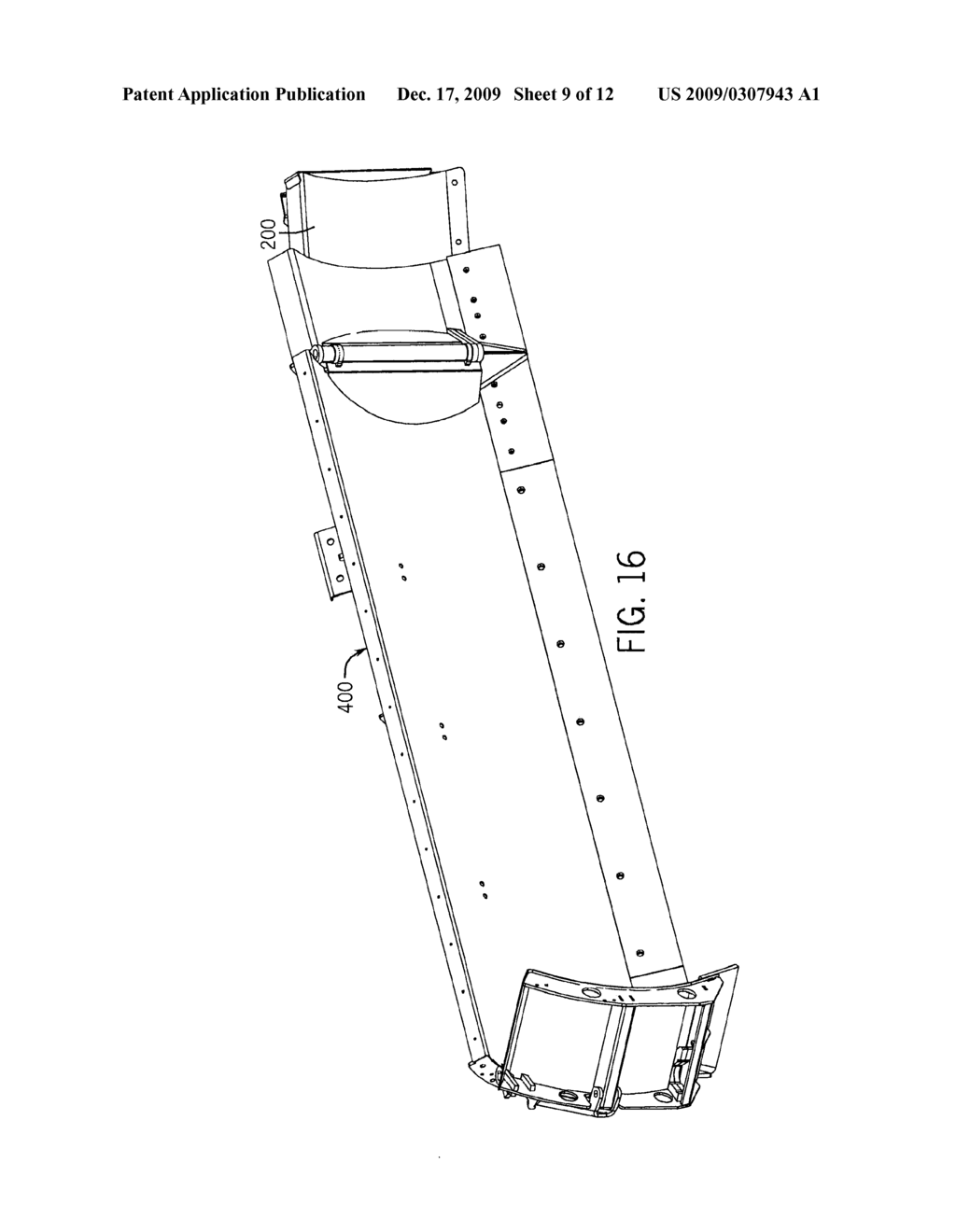 SNOW PLOW BLADE INCLUDING NUT RETAINING PLATE - diagram, schematic, and image 10