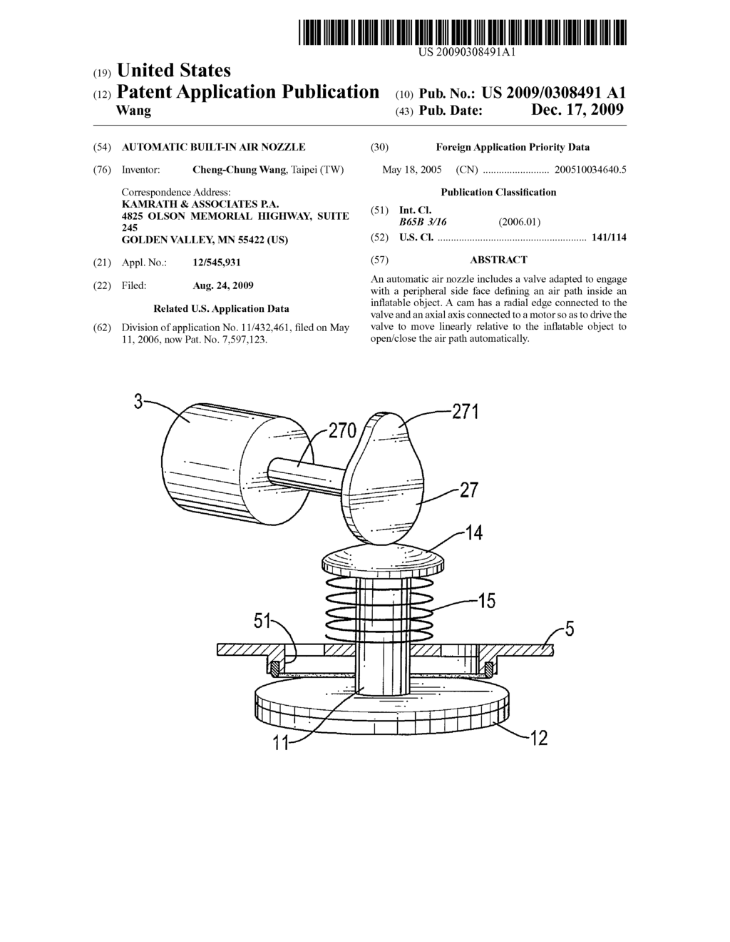 Automatic Built-in Air Nozzle - diagram, schematic, and image 01