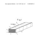 PROCESS FOR PRODUCING LAMINATED FILM CAPACITOR diagram and image