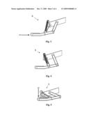 FOLDABLE STEP DEVICE AND METHOD diagram and image