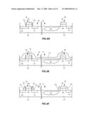 IMAGER DEVICES HAVING DIFFERING GATE STACK SIDEWALL SPACERS, METHOD FOR FORMING SUCH IMAGER DEVICES, AND SYSTEMS INCLUDING SUCH IMAGER DEVICES diagram and image