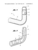 Breakaway visor diagram and image