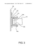 Gas Fuel Filling Lid Device for Vehicle diagram and image