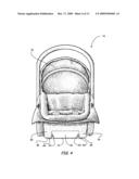 Infant seat rocker diagram and image