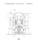 CHILD SAFETY SEAT WITH ADJUSTABLE HEADREST diagram and image