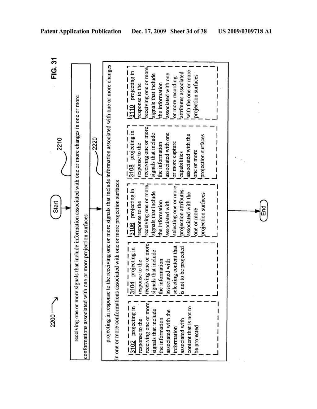 SYSTEMS AND METHODS ASSOCIATED WITH PROJECTING IN RESPONSE TO CONFORMATION - diagram, schematic, and image 35