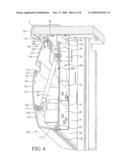 WORKSTATION MODESTY PANEL WITH LAPTOP STORAGE AND DOCKING diagram and image