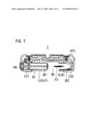 FOLDING ELECTRONIC DEVICE AND DEVICE FOR REDUCING UNDESIRED PLAY IN HINGE DEVICE diagram and image