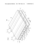 LIGHT EMITTING TUBE ARRAY, DISPLAY DEVICE EMPLOYING THE LIGHT EMITTING TUBE ARRAY, AND METHOD OF PRODUCING THE LIGHT EMITTING TUBE ARRAY diagram and image