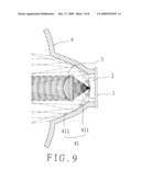 Collimation structure of led module and lamp using said led module diagram and image