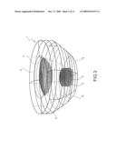 OPTICAL ELEMENT AND MODULE FOR THE PROJECTION OF A LIGHT BEAM, AND MOTOR VEHICLE LAMP INCLUDING A PLURALITY OF SUCH MODULES diagram and image