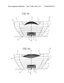 OPTICAL ELEMENT AND MODULE FOR THE PROJECTION OF A LIGHT BEAM, AND MOTOR VEHICLE LAMP INCLUDING A PLURALITY OF SUCH MODULES diagram and image