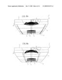 OPTICAL ELEMENT AND MODULE FOR THE PROJECTION OF A LIGHT BEAM, AND MOTOR VEHICLE LAMP INCLUDING A PLURALITY OF SUCH MODULES diagram and image