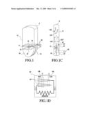 LED NIGHT LIGHT WITH LIQUID OPTICS MEDIUM diagram and image