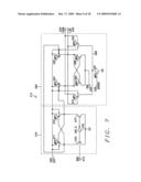 Row-decoder and select gate decoder structures suitable for flashed-based EEPROM operating below +/-10v BVDS diagram and image