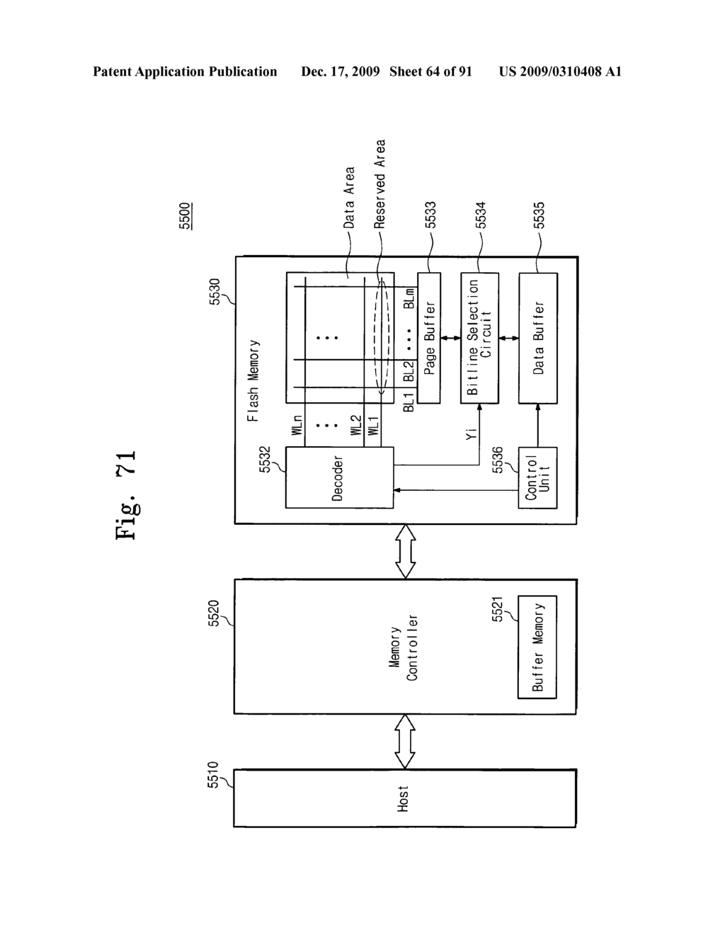 Memory system and method of accessing a semiconductor memory device - diagram, schematic, and image 65