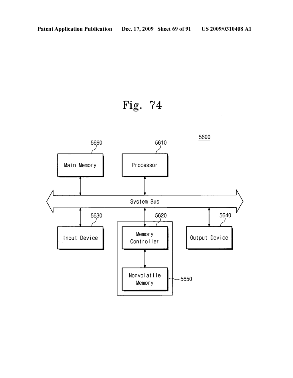 Memory system and method of accessing a semiconductor memory device - diagram, schematic, and image 70