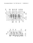 NAND string based NAND/NOR flash memory cell, array, and memory device having parallel bit lines and source lines, having a programmable select gating transistor, and circuits and methods for operating same diagram and image