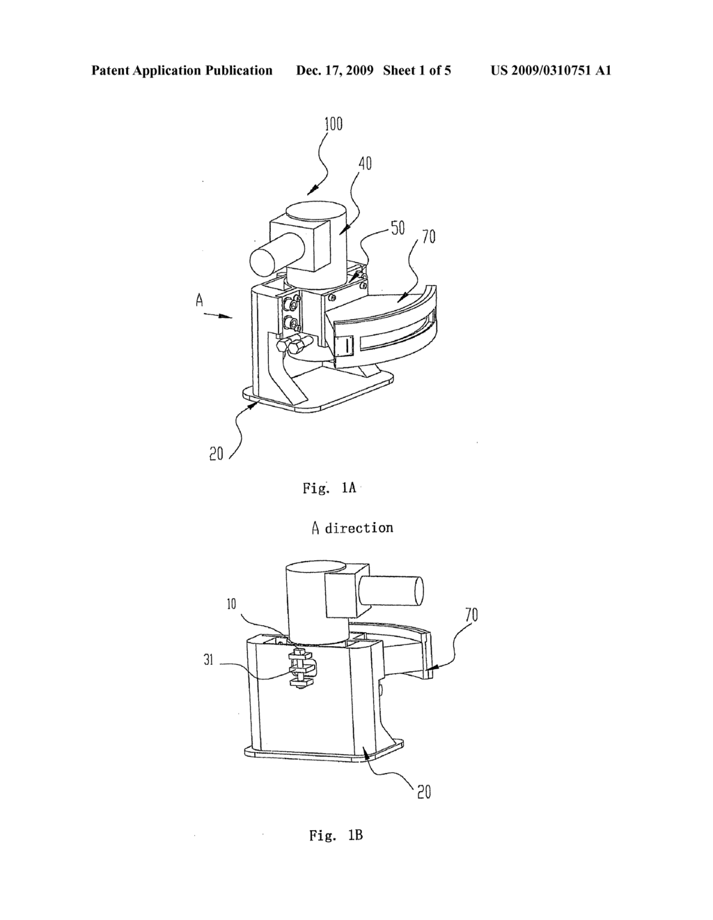 ADJUSTING POSITIONER FOR RADIATION DEVICE - diagram, schematic, and image 02