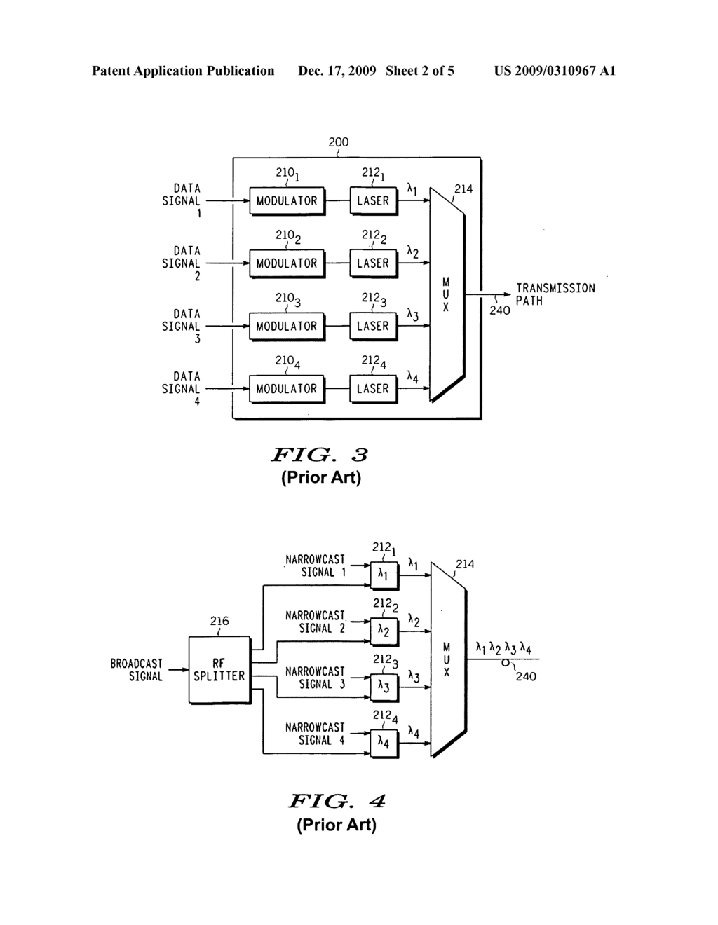 METHOD AND APPARATUS FOR TRANSMITTING MULTIPLE CHANNELS IN A WAVELENGTH DIVISION MULTIPLEXED (WDM) OPTICAL COMMUNICATION SYSTEM WITH REDUCED RAMAN CROSSTALK AND NONLINEAR DISTORTIONS - diagram, schematic, and image 03