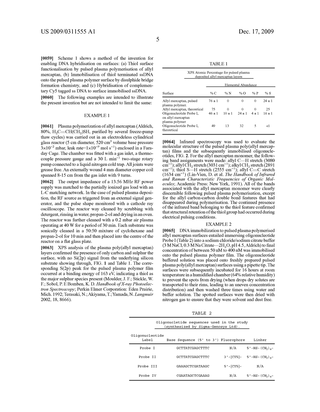 Methof for Producing a Thiol Functionalised Coating - diagram, schematic, and image 13