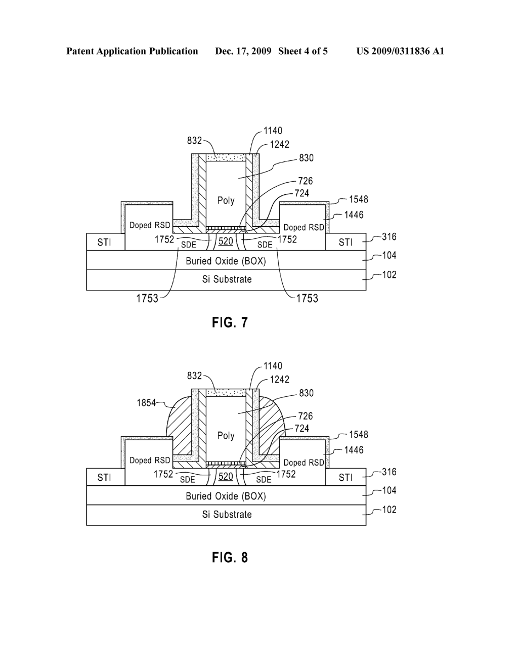 EXTREMELY-THIN SILICON-ON-INSULATOR TRANSISTOR WITH RAISED SOURCE/DRAIN - diagram, schematic, and image 05