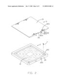 ELECTRICAL CONNECTOR ASSEMBLY WITH PICK-UP CAP diagram and image