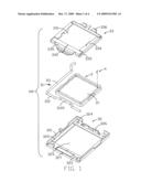 LAND GRID ARRAY SOCKET HAVING SIMPLIFIED FASTENING STRUCTURE diagram and image