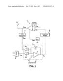 DEVICES FOR CONTROLLING AMPLICATION OF A SIGNAL EMITTED BY A MOBILE diagram and image