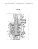 Compact transmission preventing a vehicle from moving backward on a slope diagram and image