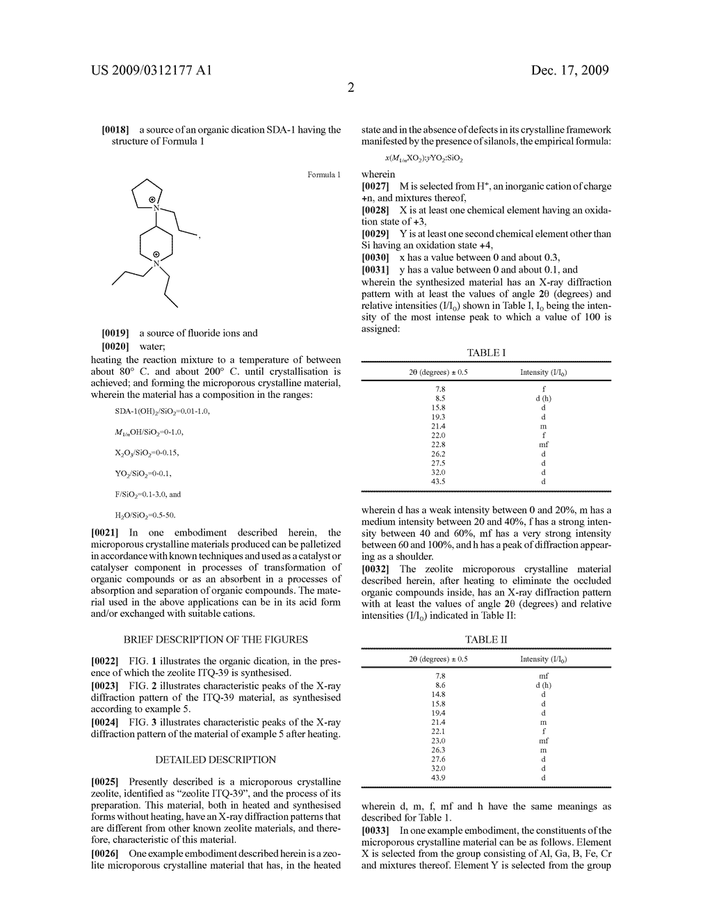 MICROPOROUS CRYSTALLINE MATERIAL OF ZEOLITIC NATURE, ZEOLITE ITQ-39, METHOD OF PREPARATION AND USES - diagram, schematic, and image 06