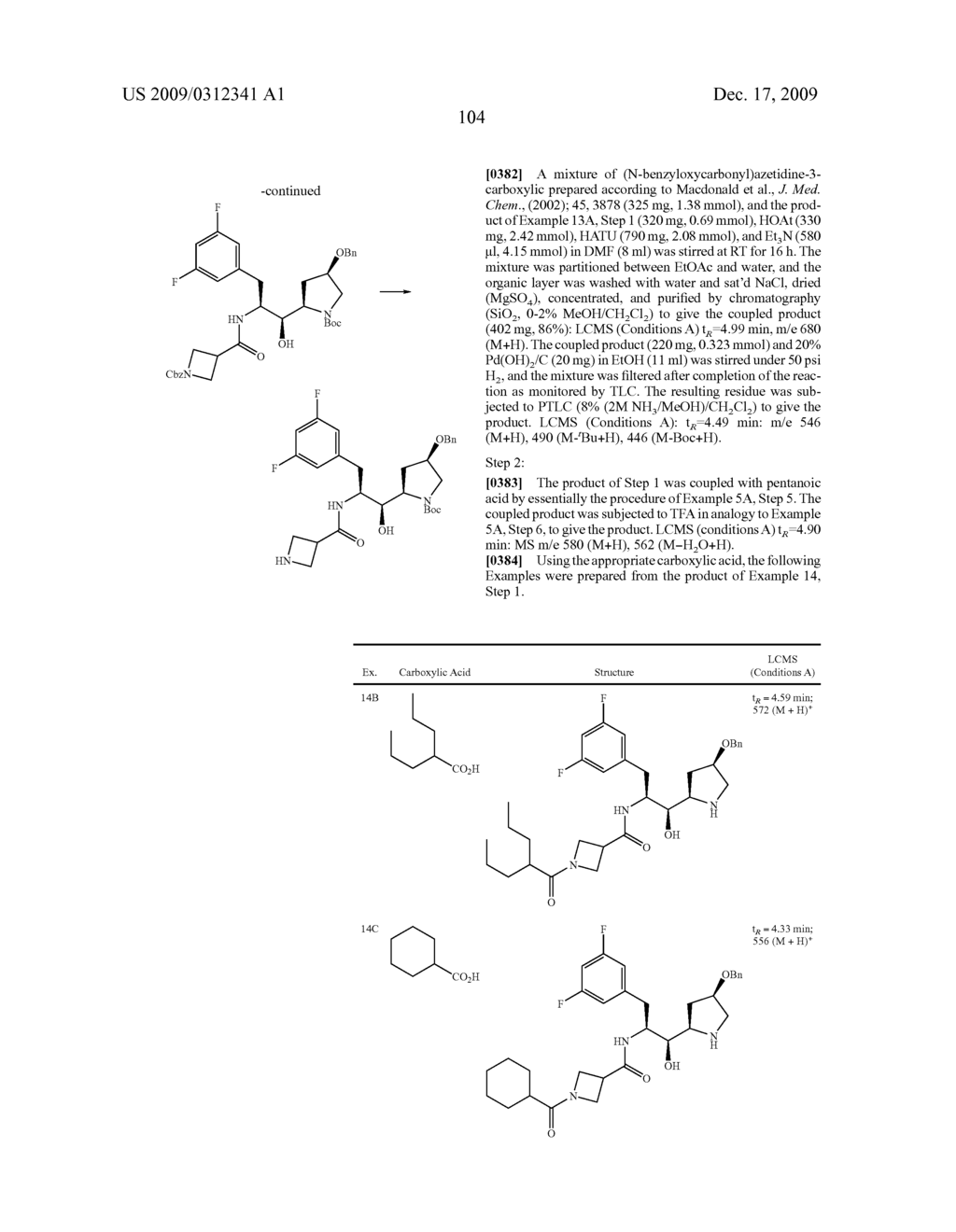 CYCLIC AMINE BACE-1 INHIBITORS HAVING A HETEROCYCLIC SUBSTITUENT - diagram, schematic, and image 105