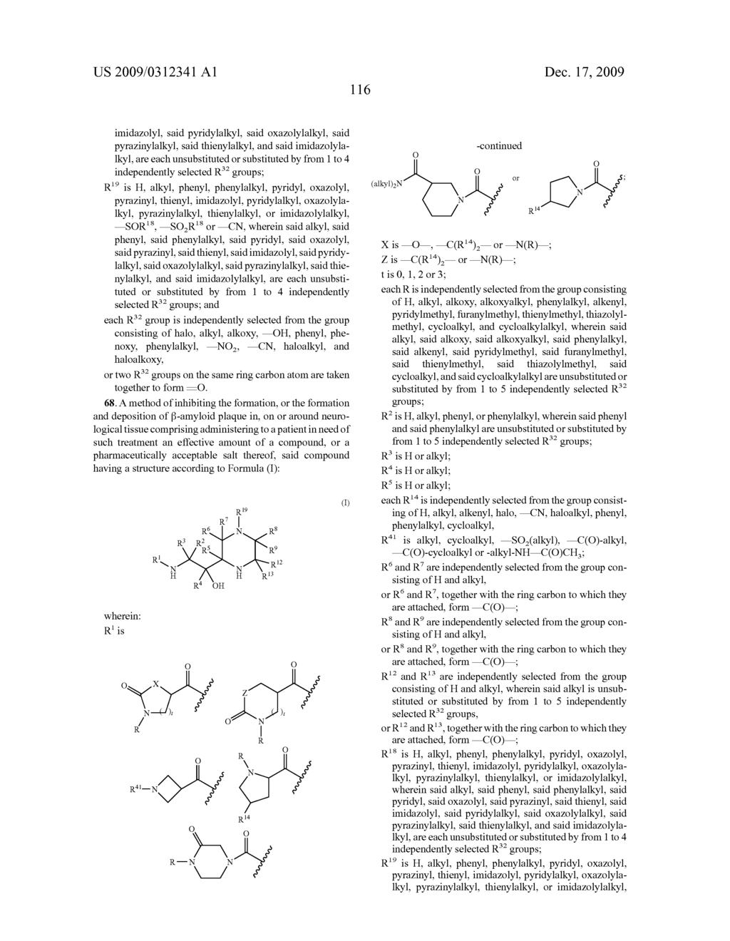 CYCLIC AMINE BACE-1 INHIBITORS HAVING A HETEROCYCLIC SUBSTITUENT - diagram, schematic, and image 117