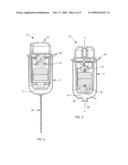 Radio-labeled ingestible capsule diagram and image