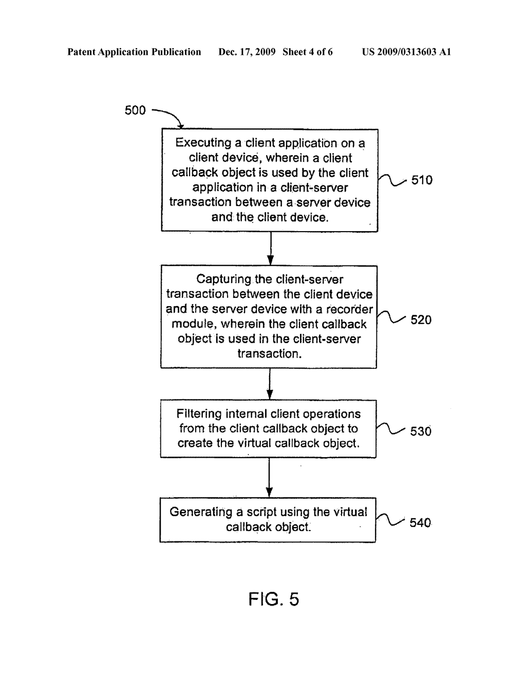 System And Method For Creating Virtual Callback Objects - diagram, schematic, and image 05