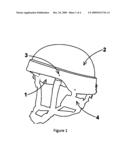 Varying thickness Helmet for reduced weight and increased protection diagram and image